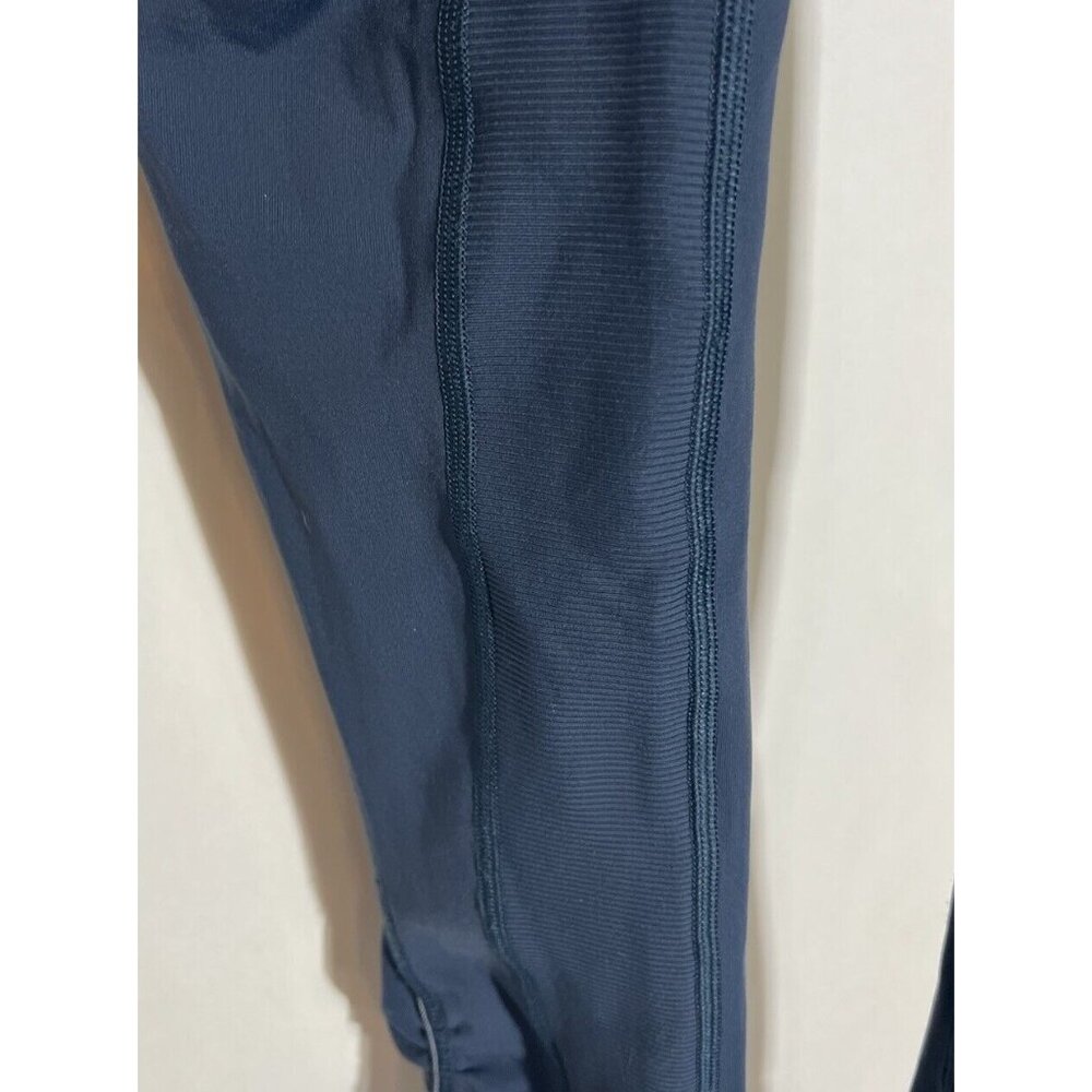 Lululemon‎ Capri Length Leggings Ruched Dark Blue Women’s Size 4 - Picture 4 of 11